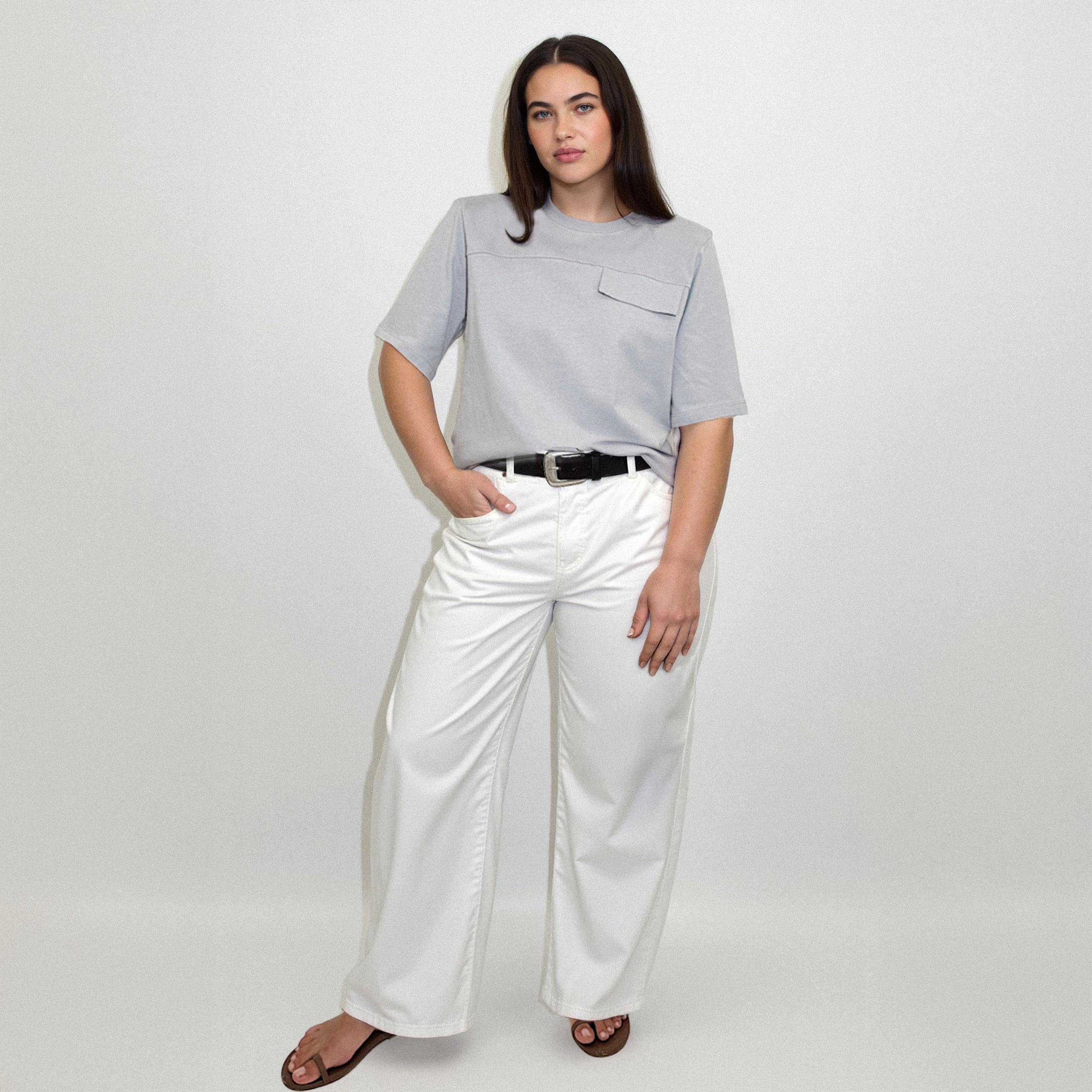 GRAY CAPRI SHIRT