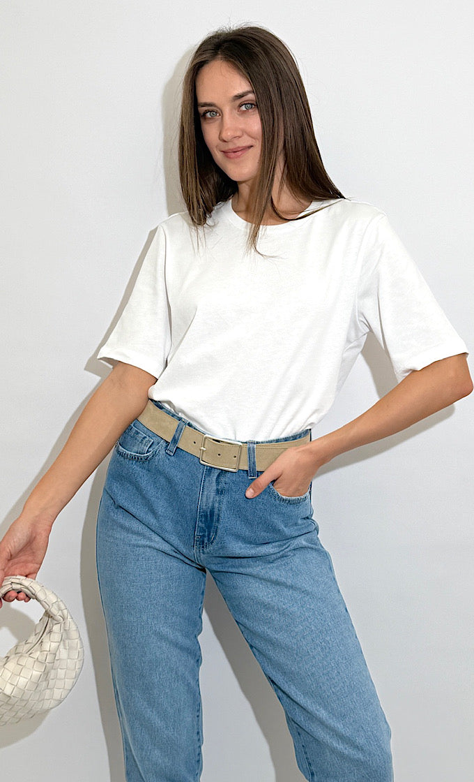 ARIA WHITE T-SHIRT