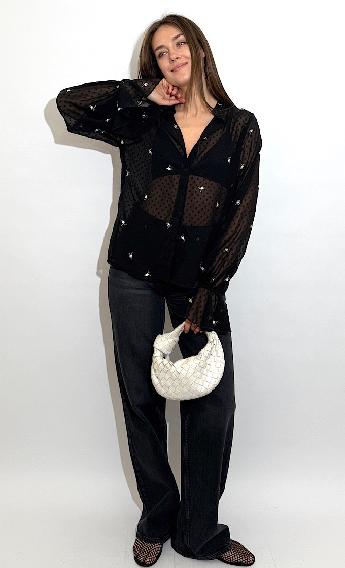 ANDREA BLACK SHIRT
