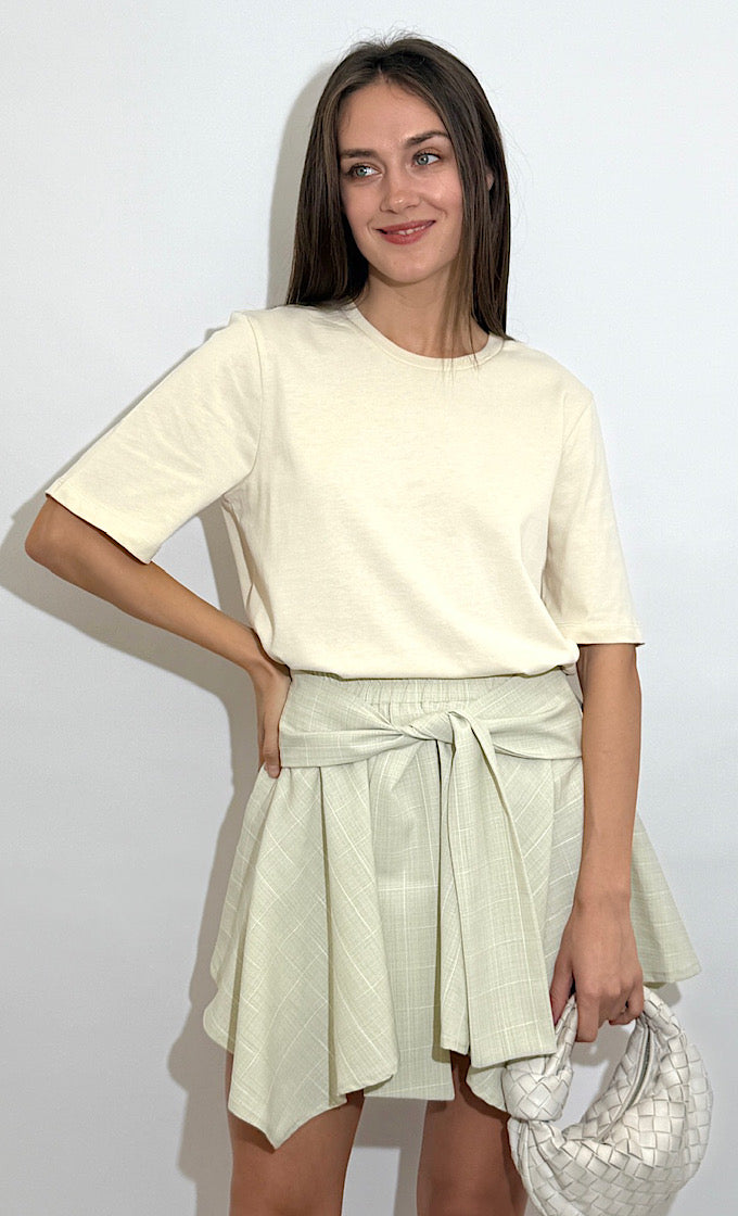 ARIA BUTTERMILK YELLOW T-SHIRT