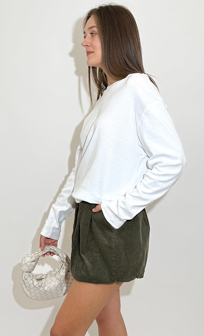 חולצת מייקי לבנה