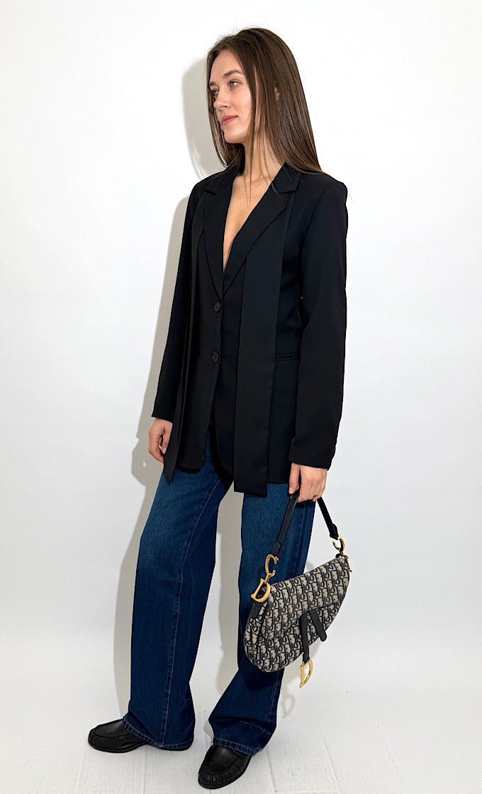 ג'קט מלוין שחור