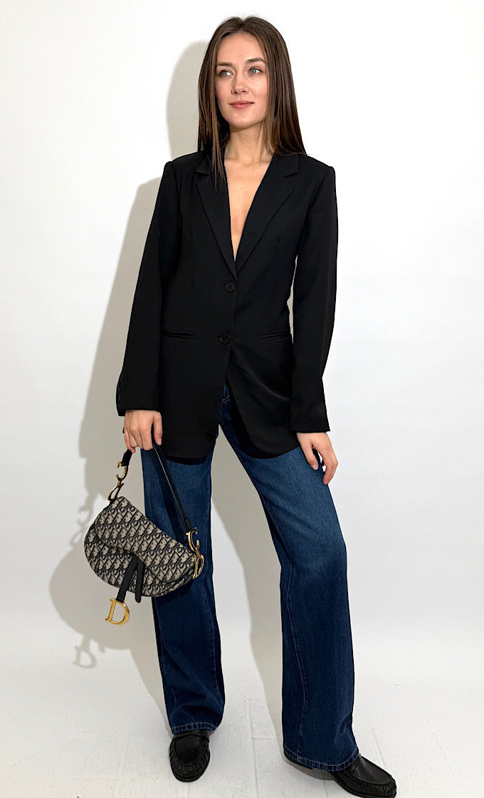 ג'קט מלוין שחור