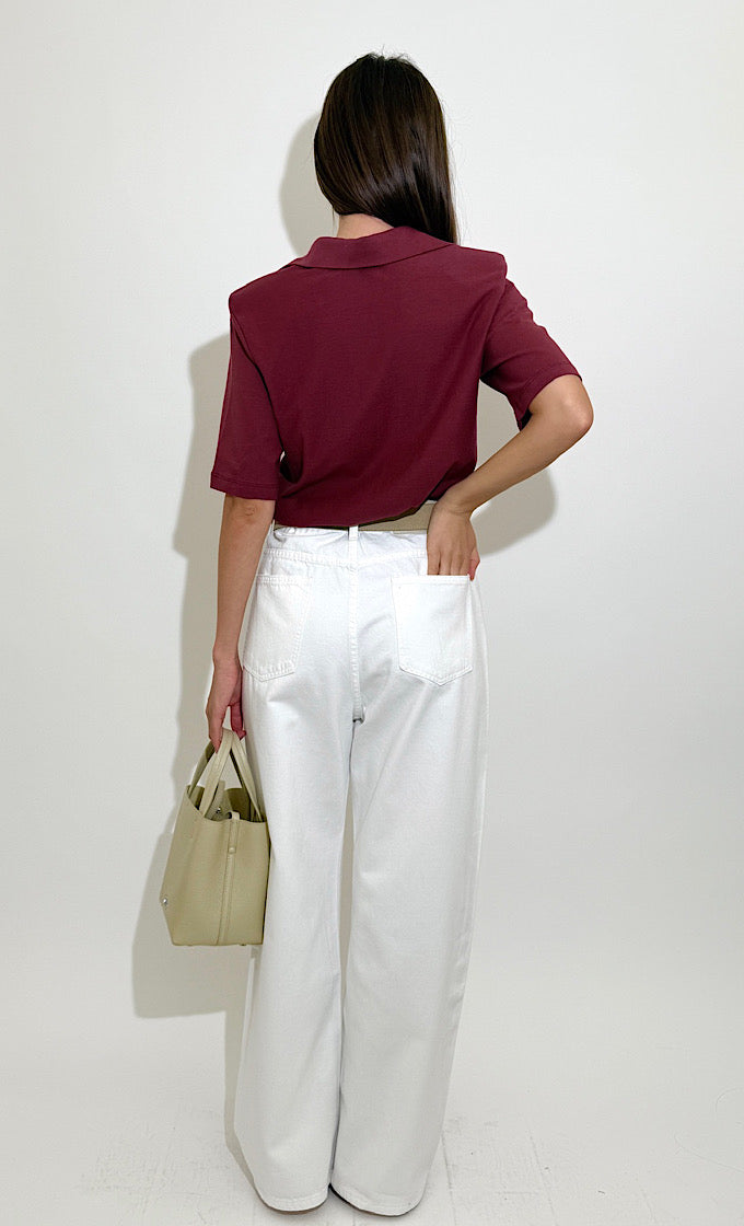 RILEY BURGUNDY SHIRT