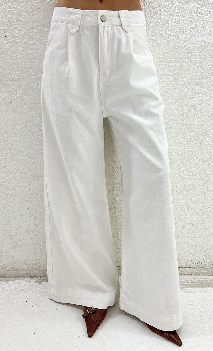 Audrey White Pants