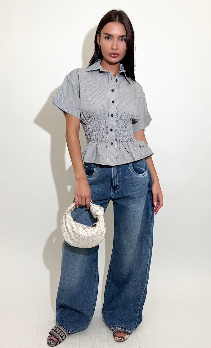 DANIEL BLACK STRIPED SHIRT