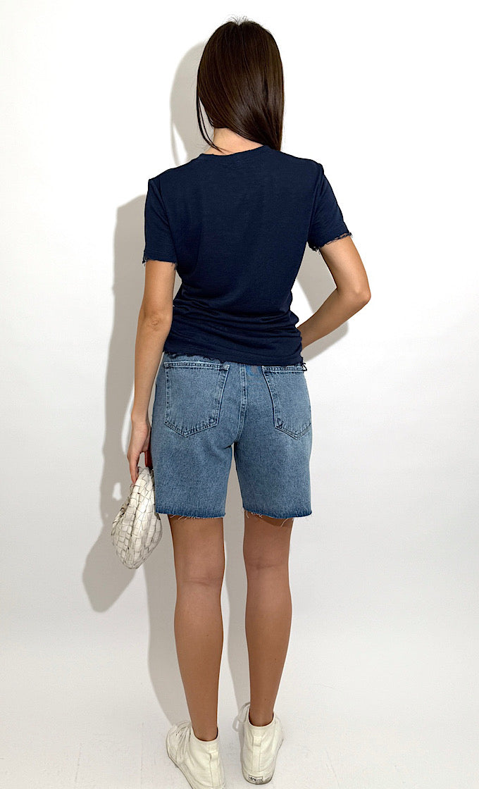 VENUS BLUE ROUND NECK T-SHIRT