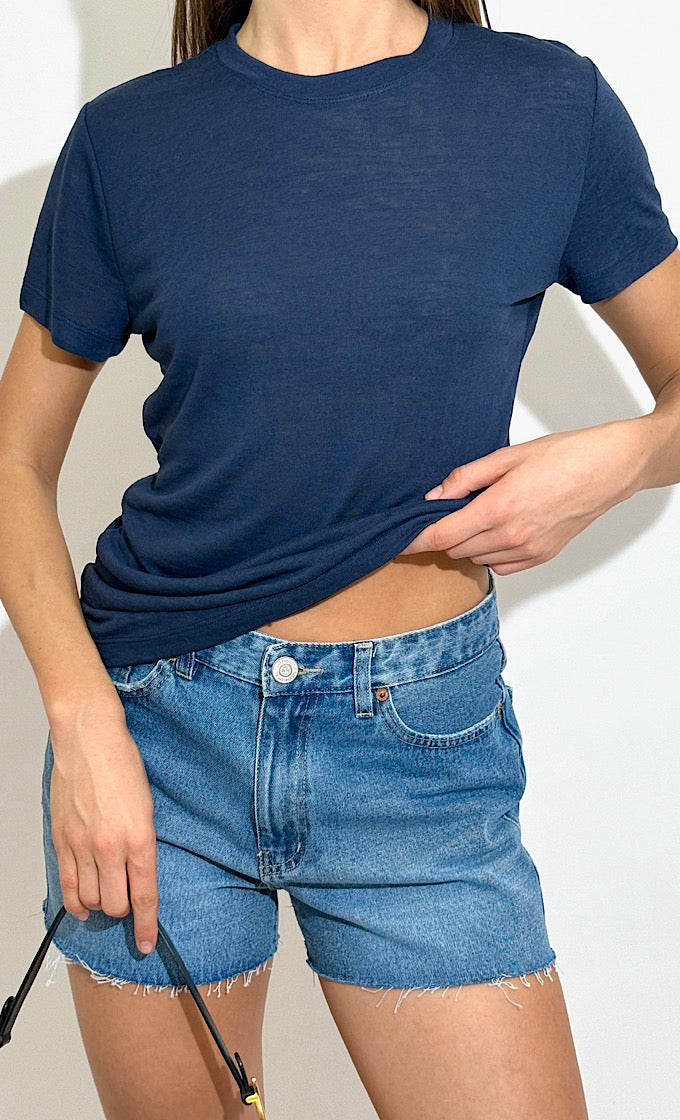 שורט ג'ינס איגל כחול