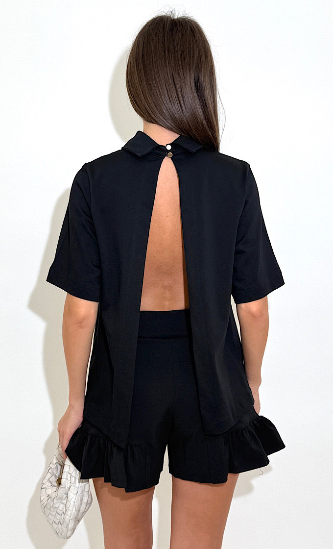 MAGGIE BLACK SHIRT