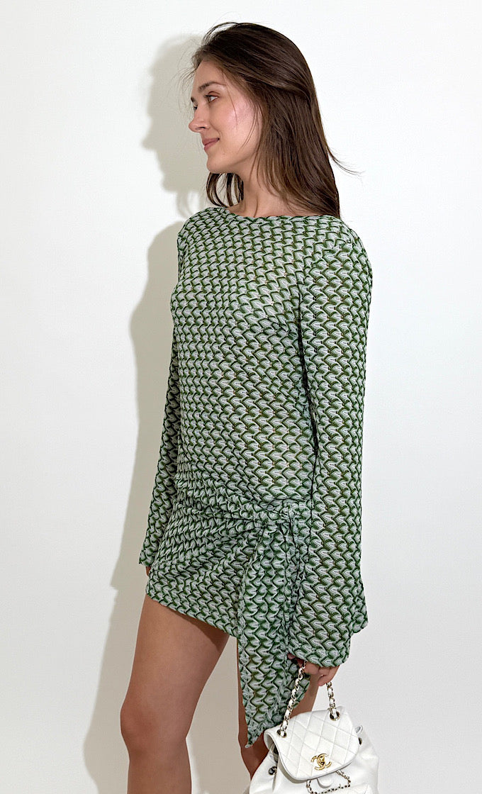 Liza green dress