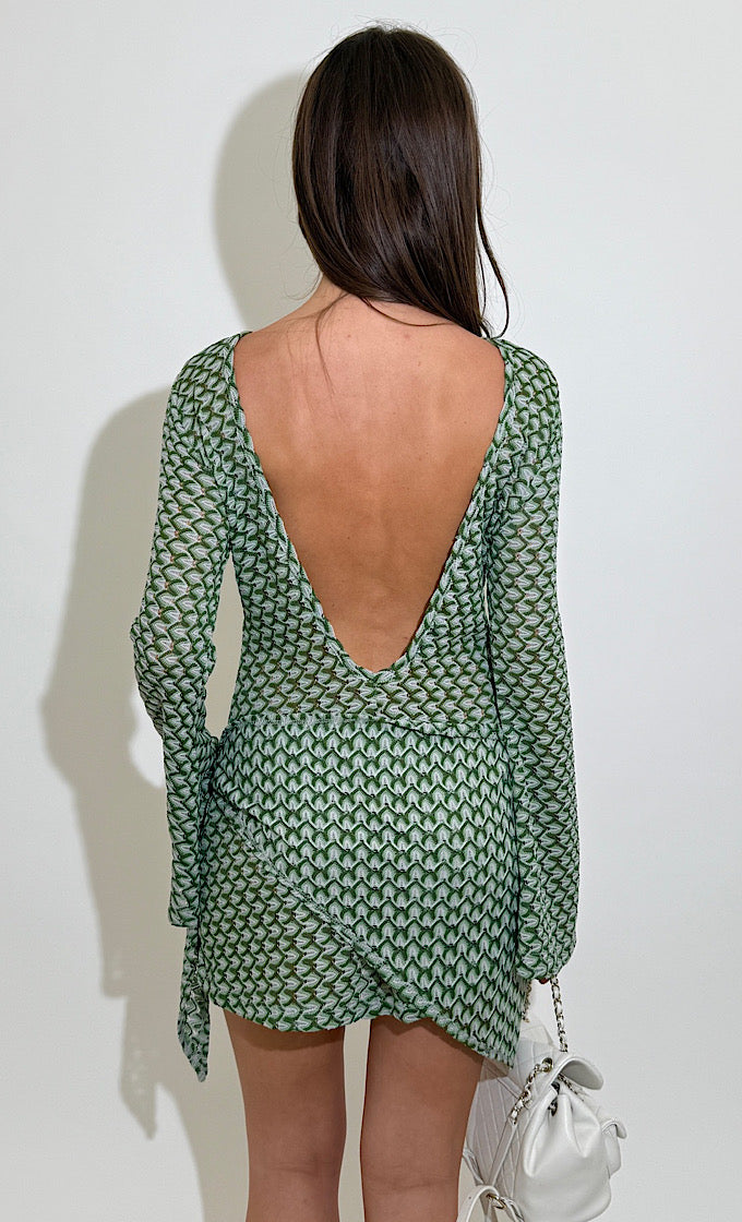 Liza green dress