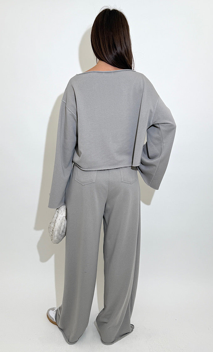 חליפת וואלי אפורה