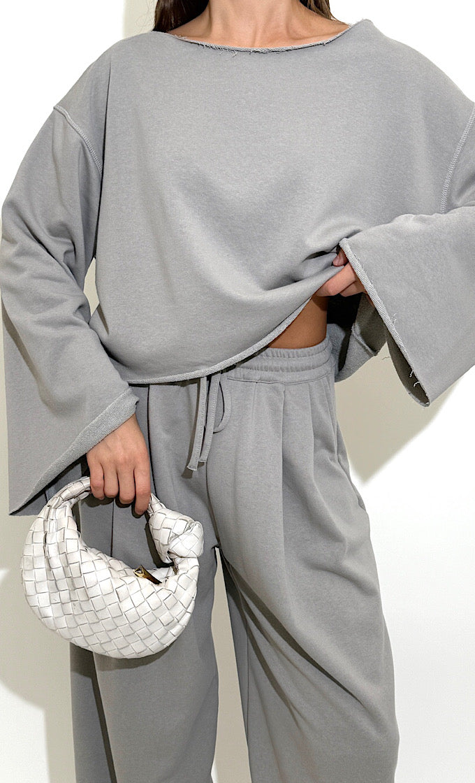 חליפת וואלי אפורה