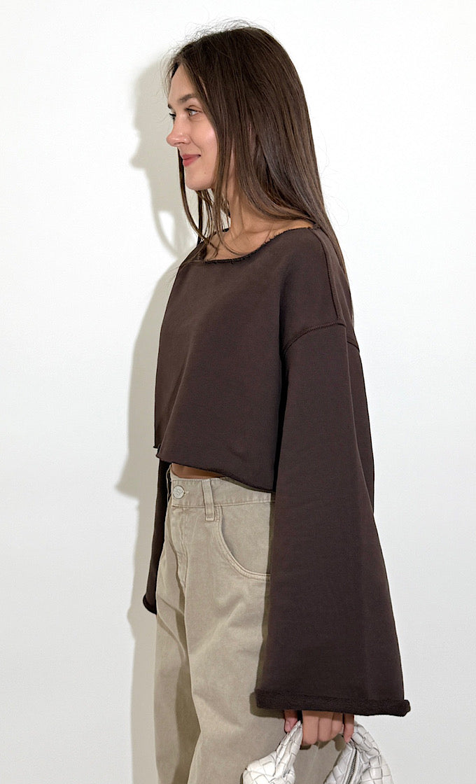 חולצת אוסלו חומה