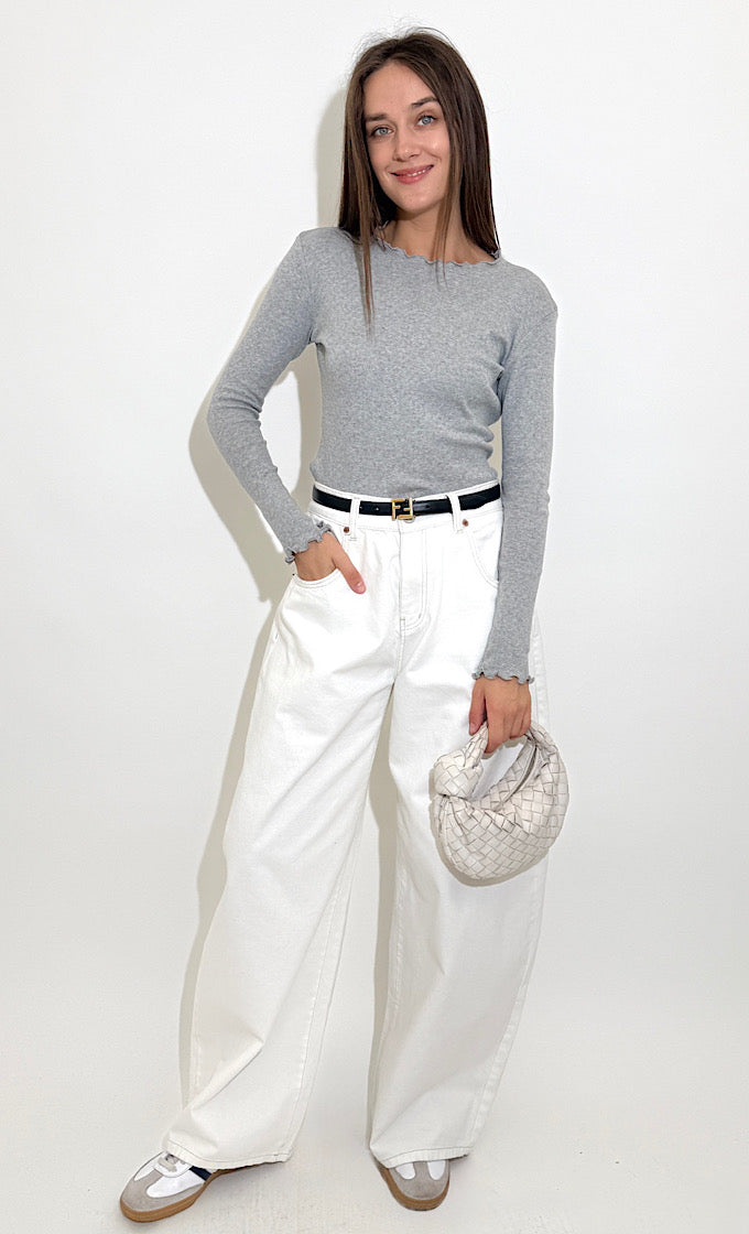 חולצת נואל אפורה