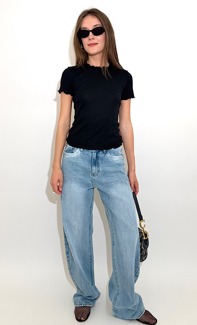 חולצת מייסי שחורה