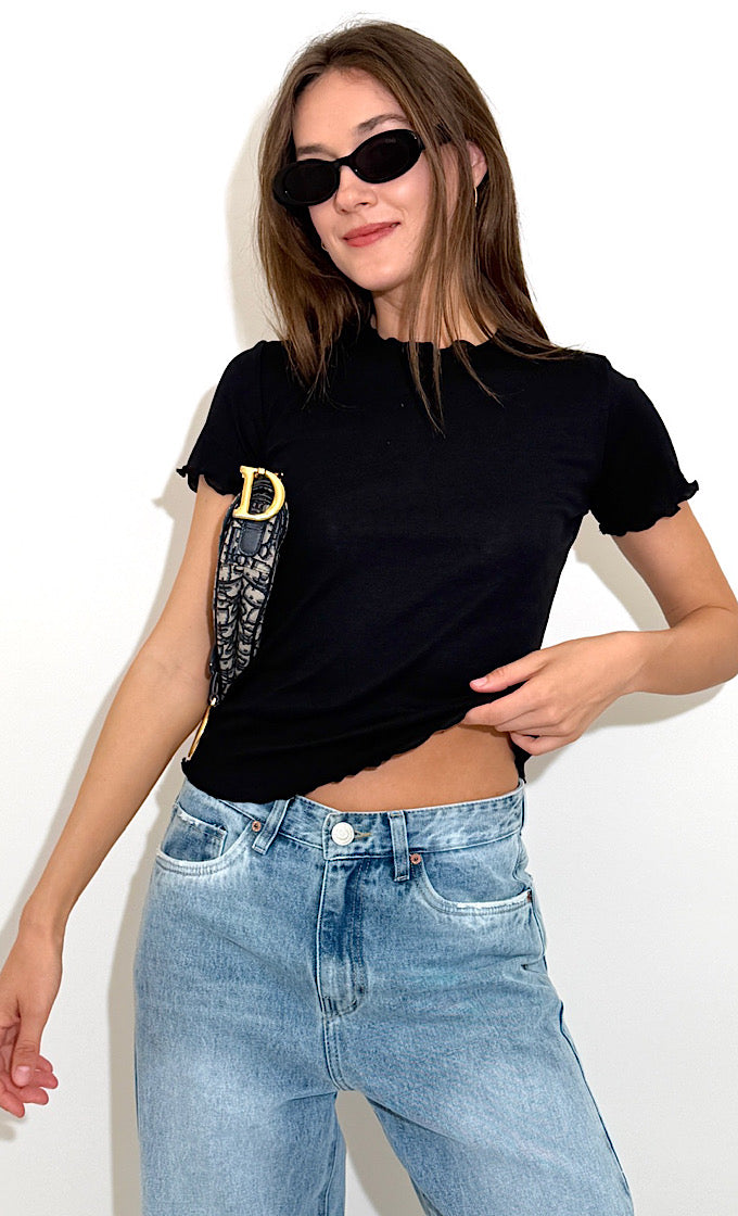 חולצת מייסי שחורה