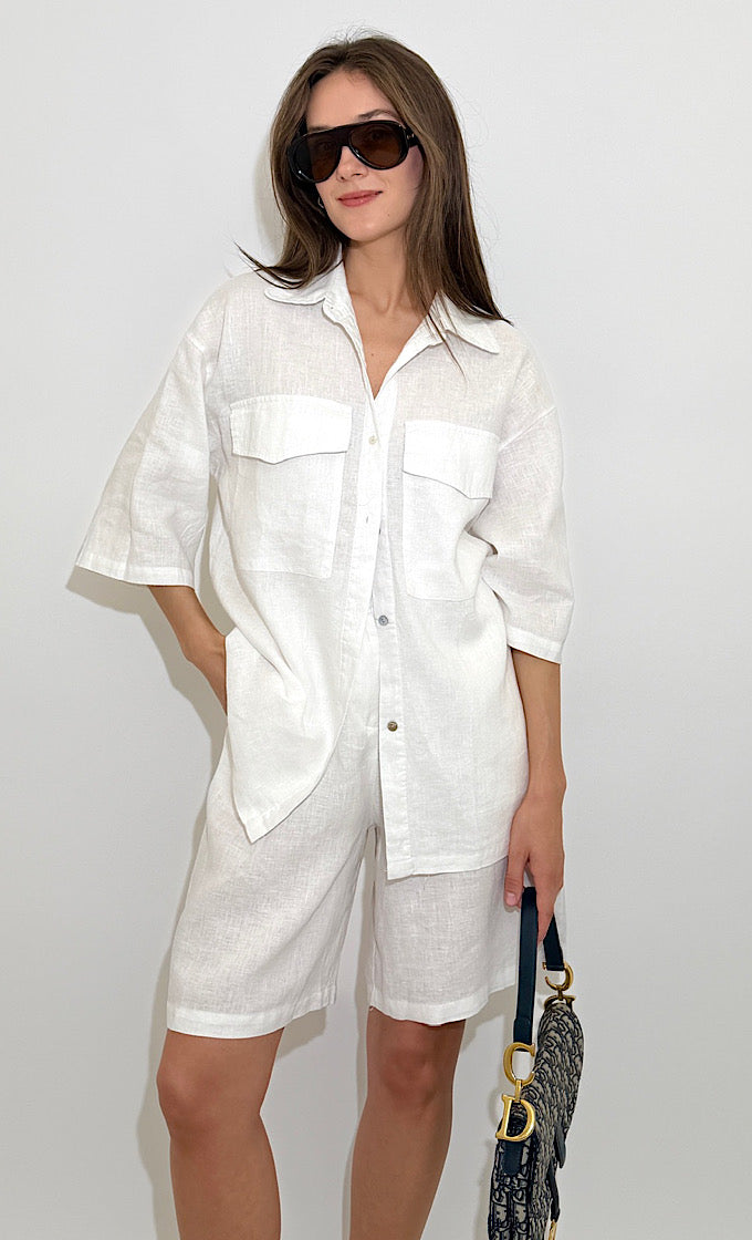 חליפת אנזו לבנה