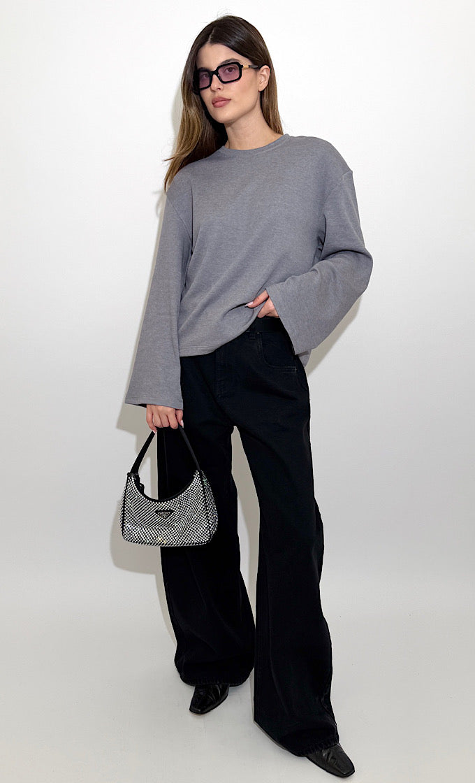 BRITNEY LIGHT GRAY SHIRT