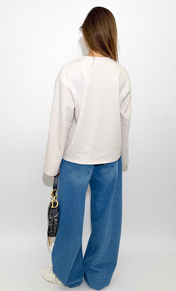 BRITNEY OFF WHITE SHIRT