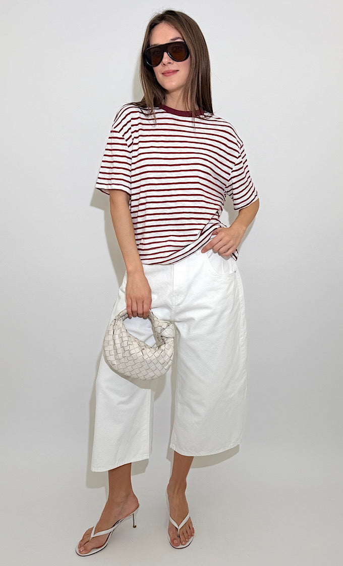 ג'ינס פרנקי לבן