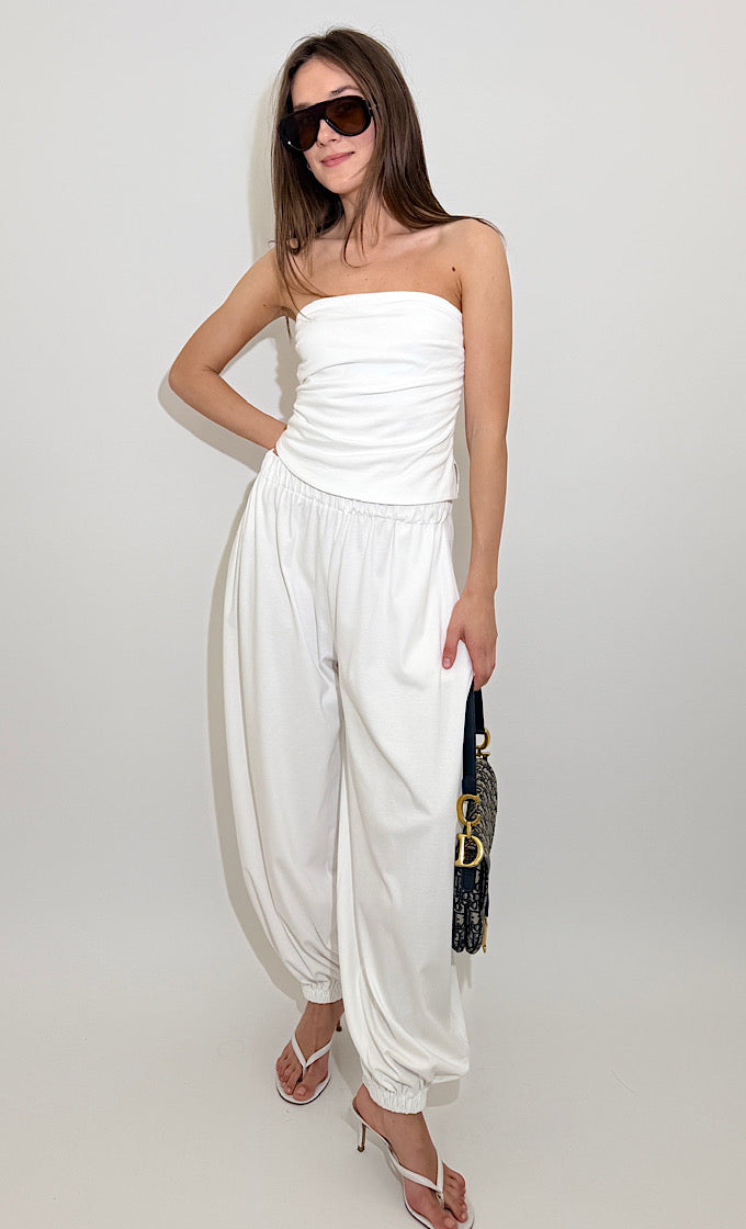 חליפת מילאן לבנה