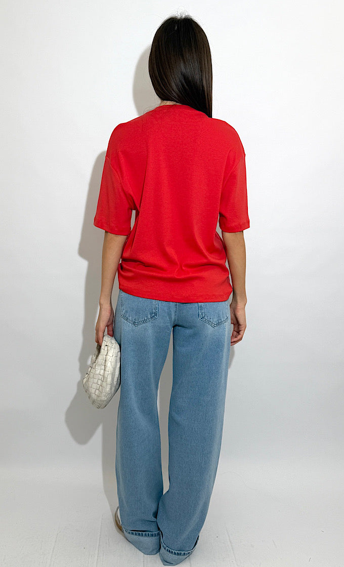 NINA RED T-SHIRT