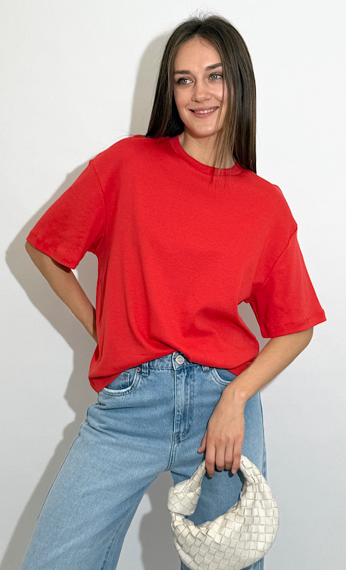 NINA RED T-SHIRT