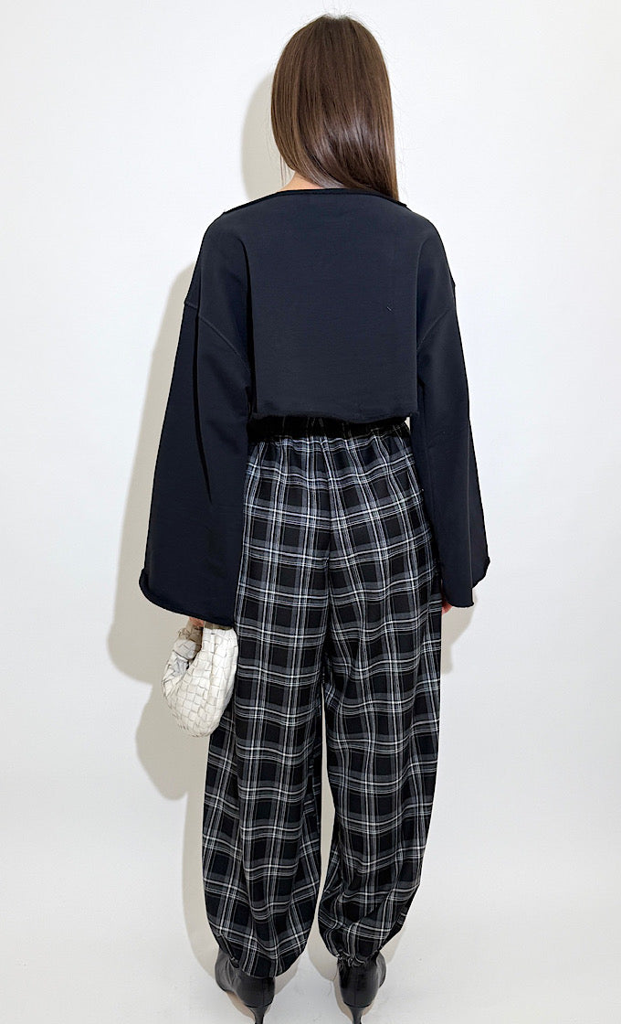 מכנס דוני שחור