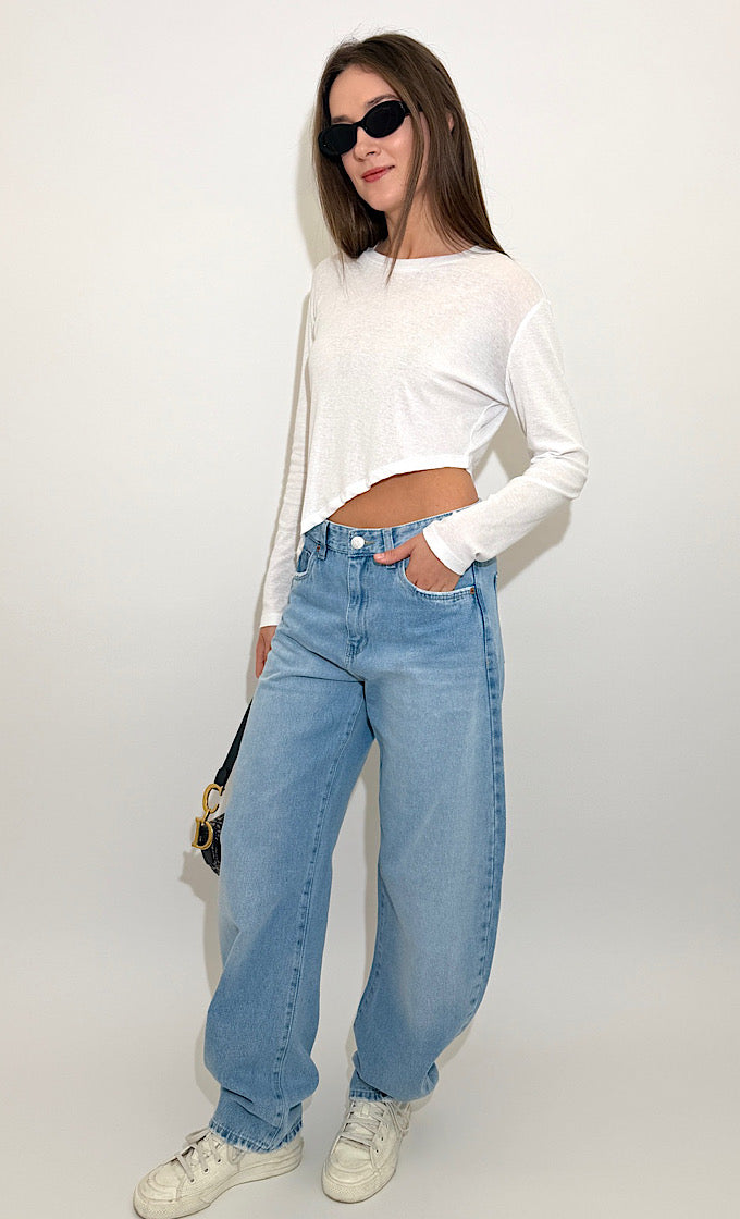 חולצת אריאה לבנה