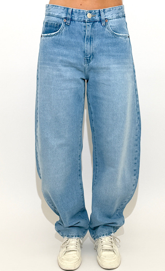 ג'ינס פייטון תכלת