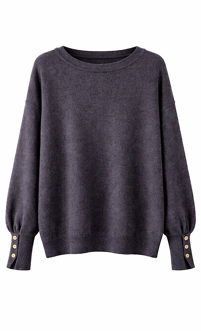 סריג טיילור אפור כהה