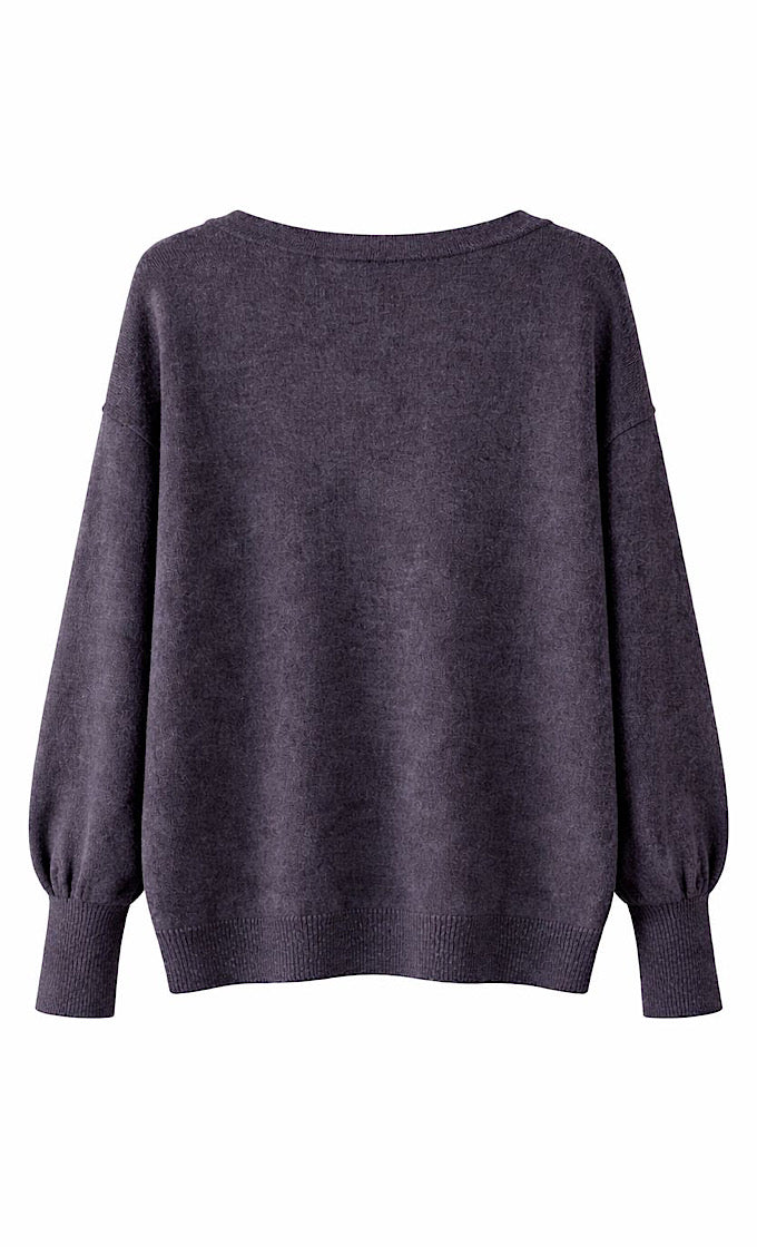 סריג טיילור אפור כהה