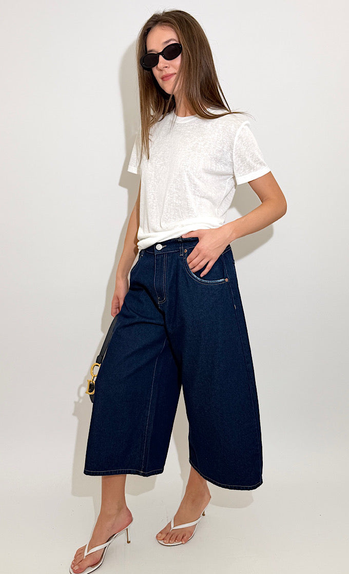 COLIN ROUND NECK WHITE SHIRT