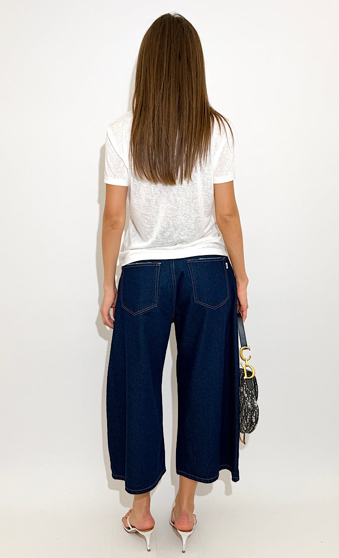 COLIN ROUND NECK WHITE SHIRT