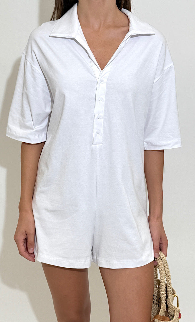 אוברול ריף לבן