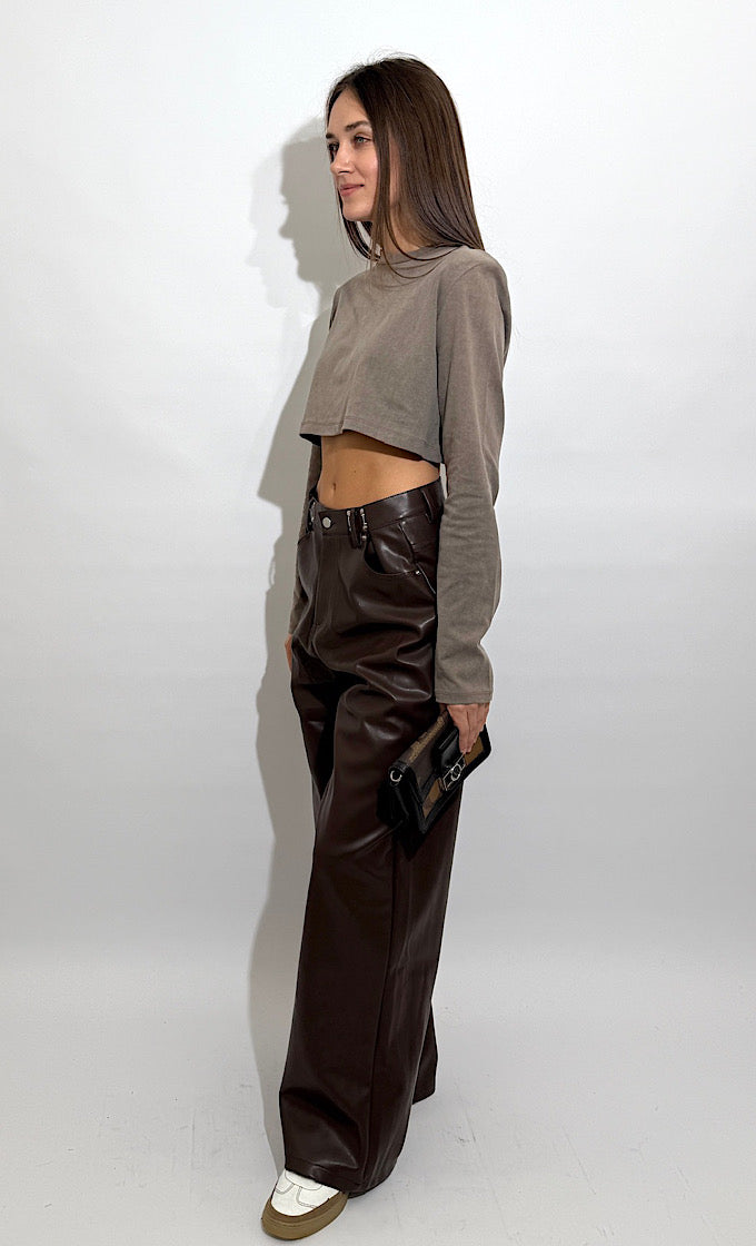 חולצת אלסי חומה