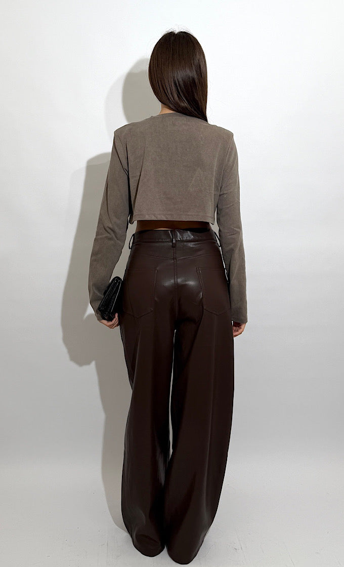 חולצת אלסי חומה