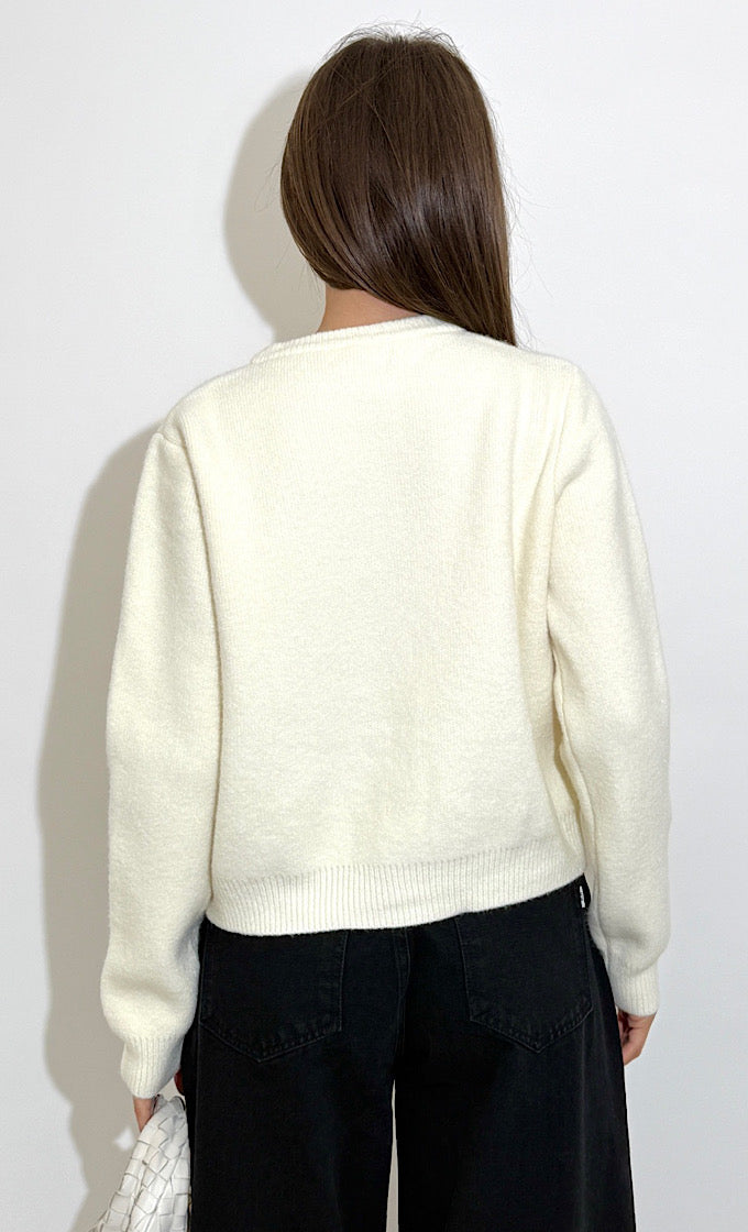 IVAN CREAM CARDIGAN