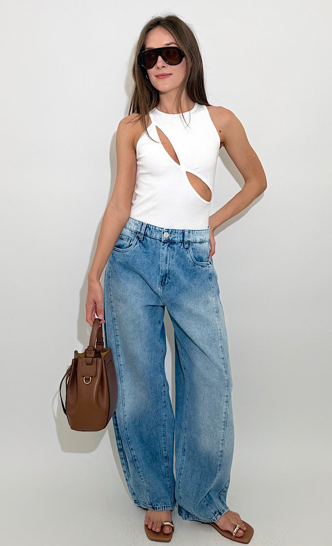 YVONNE WHITE TANK TOP