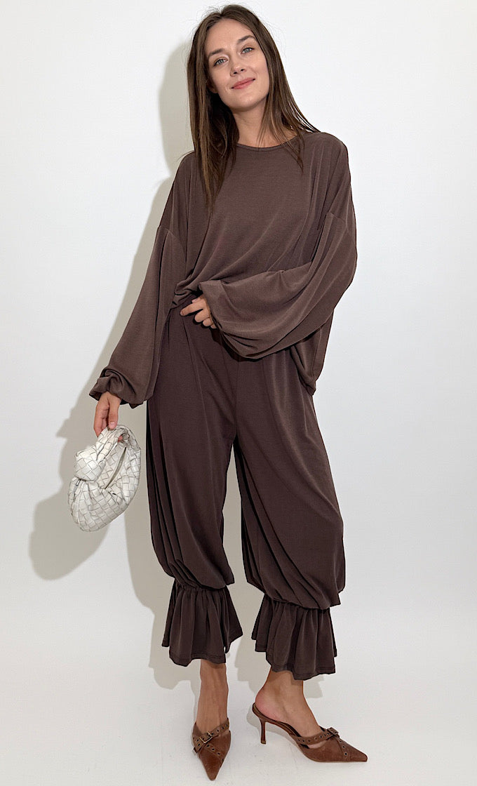 חליפת מישיגן חומה