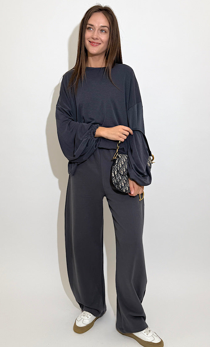 מכנס הלן אפור