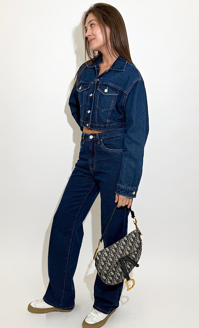 ג'ינס דונה כחול