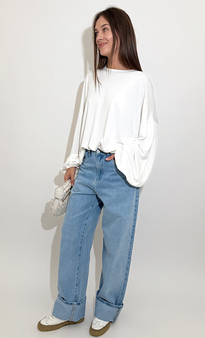 ג'ינס קנדליי תכלת