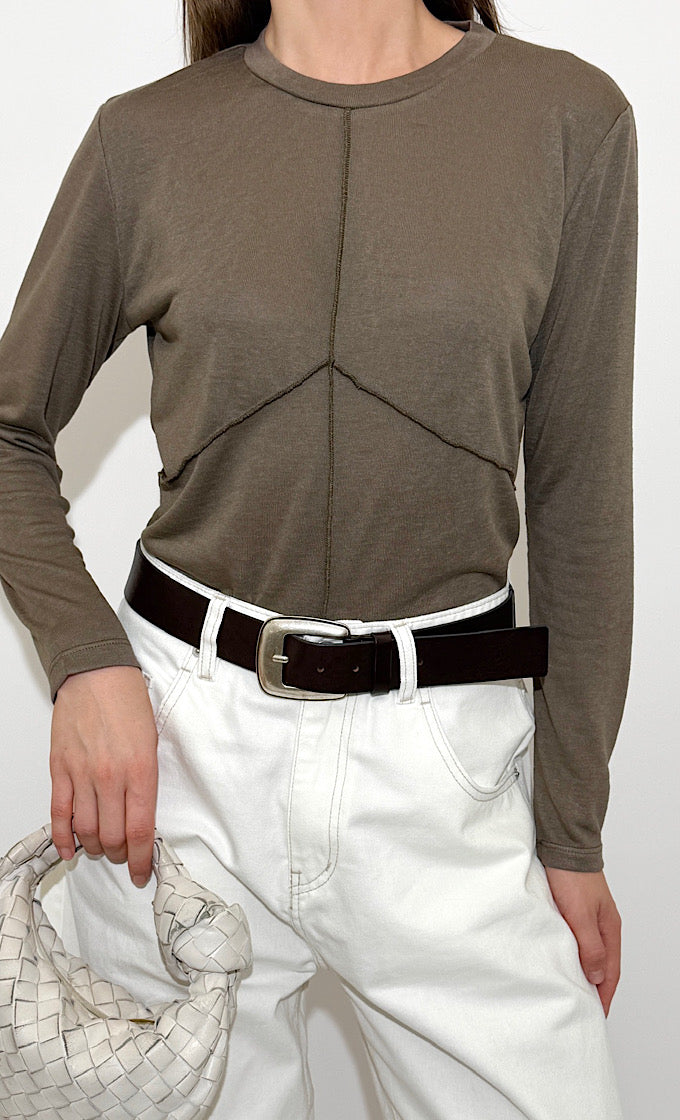 חולצת טוני חומה