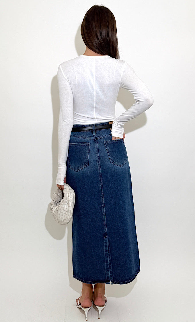 ABIE JEANS SKIRT