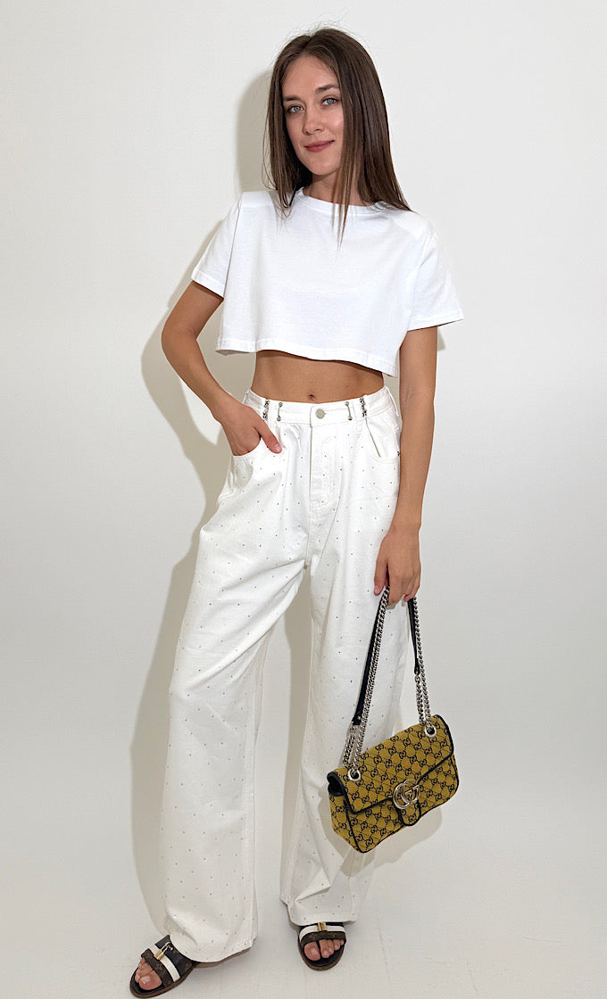 Christine White Jeans