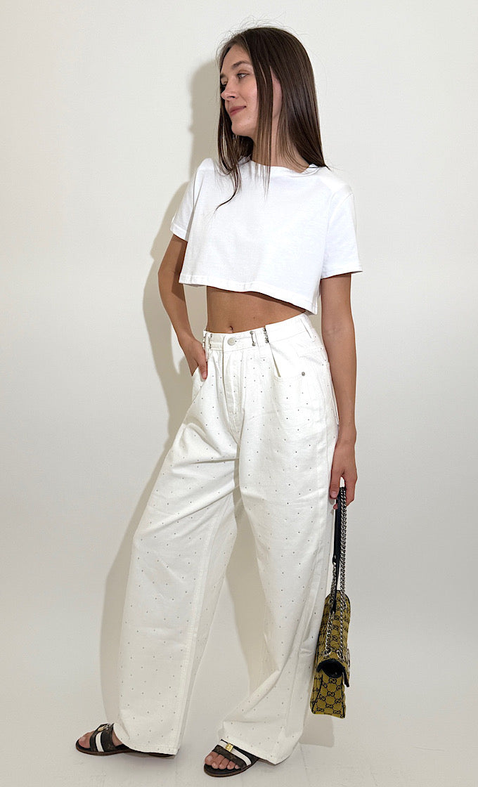 Christine White Jeans