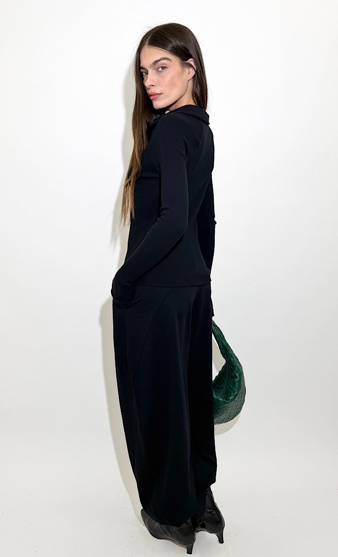 חליפת קרלו שחורה