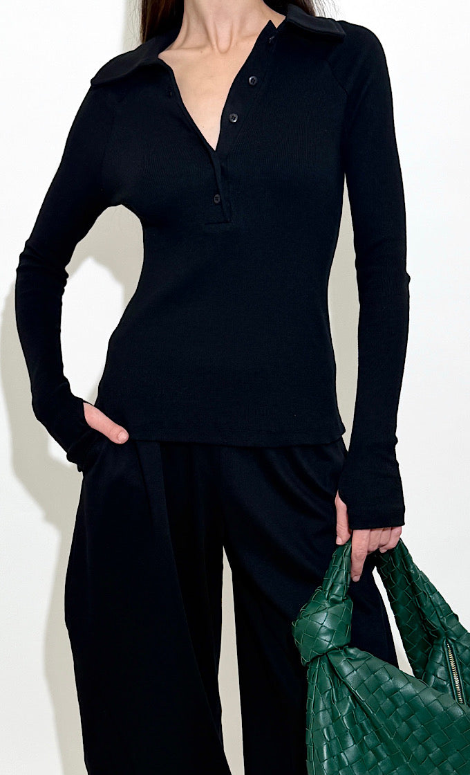 חליפת קרלו שחורה